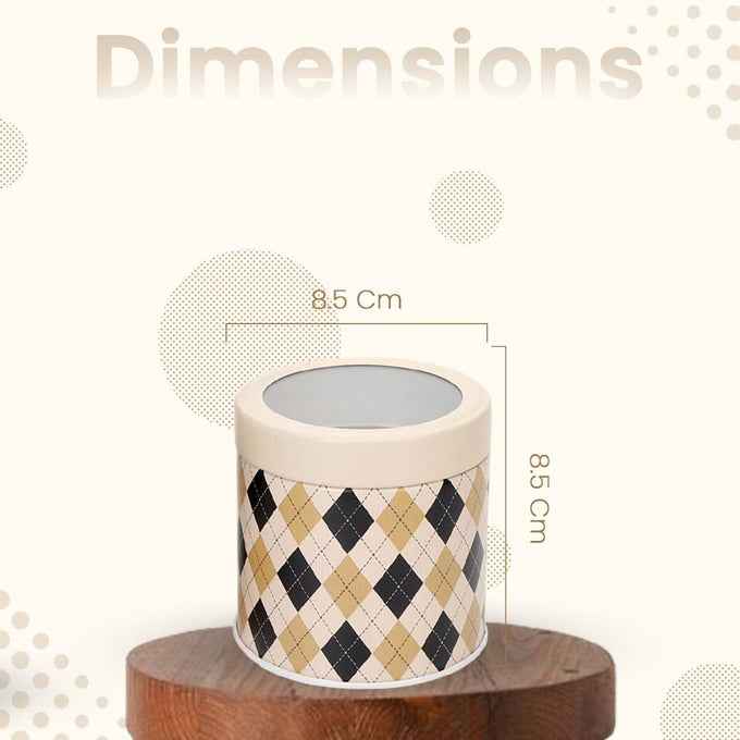 Brit Scottish Beige 450ml Airtight Food Storage Container Set of 2 S Size - Jarsome