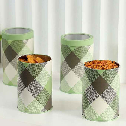 Brit Scottish Olive 1150ml Airtight Food Storage Container  Set of 4 L Size - Jarsome