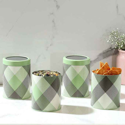 Brit Scottish Olive 1450ml Airtight Food Storage Container Set of 4 X-L Size - Jarsome