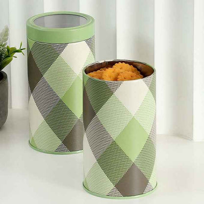 Brit Scottish Olive 850ml Airtight Food Storage Container Set of 2 M Size - Jarsome