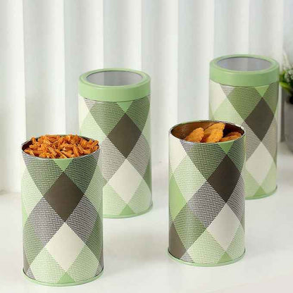 Brit Scottish Olive 850ml Airtight Food Storage Container Set of 4 M Size - Jarsome