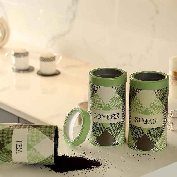 Brit Scottish Olive 850ml Airtight Food Storage Container Set of 3 M Size - Jarsome