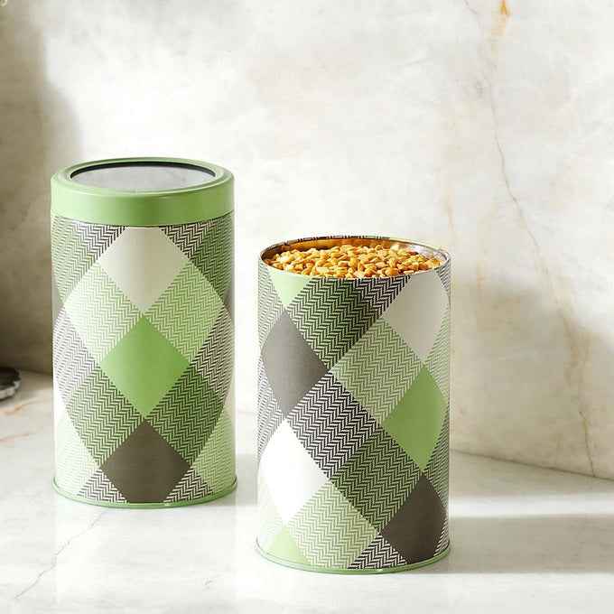 Brit Scottish Olive 1450ml Airtight Food Storage Container Set of 2 X-L Size - Jarsome