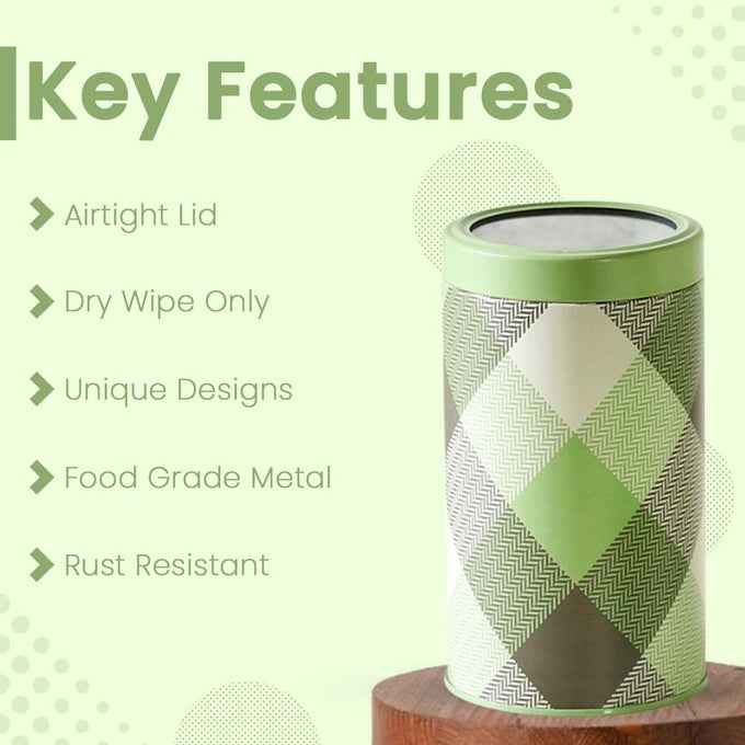 Brit Scottish Olive 1150ml Airtight Food Storage Container  Set of 4 L Size - Jarsome