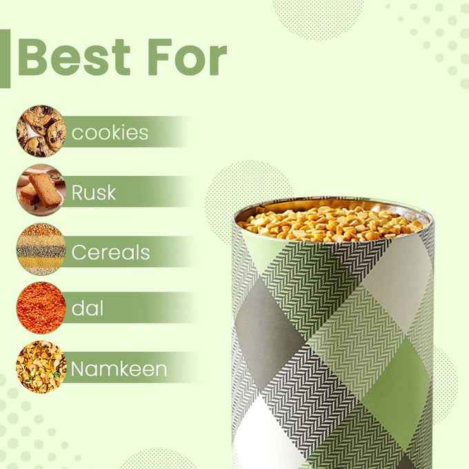 Brit Scottish Olive 850ml Airtight Food Storage Container Set of 4 M Size - Jarsome