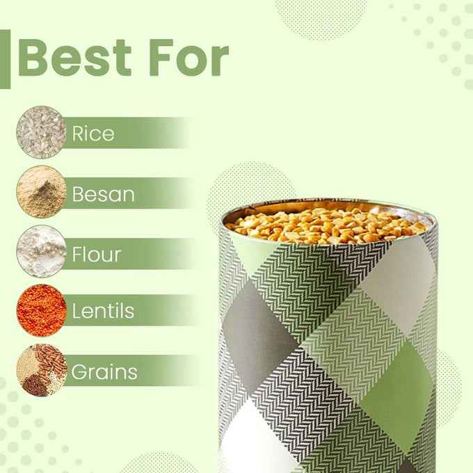 Brit Scottish Olive 1450ml Airtight Food Storage Container Set of 4 X-L Size - Jarsome