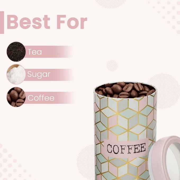 `Moroccan Pink Pastel 850ml Airtight Lid Jars Set of 3 M Size - Jarsome