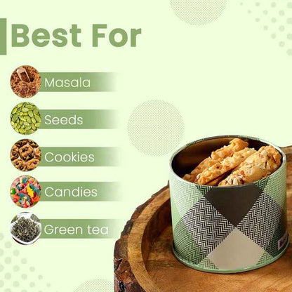 Brit Scottish Olive  450 ml Airtight Food Storage Container Set of 2S Size - Jarsome