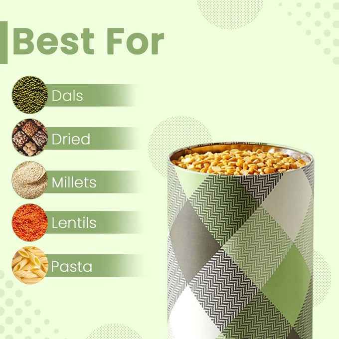 Brit Scottish Olive 1150ml Airtight Food Storage Container  Set of 4 L Size - Jarsome