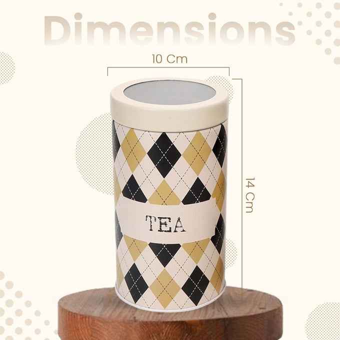 Brit Scottish Beige 850ml Airtight Food Storage Container Set of 3 M Size - Jarsome